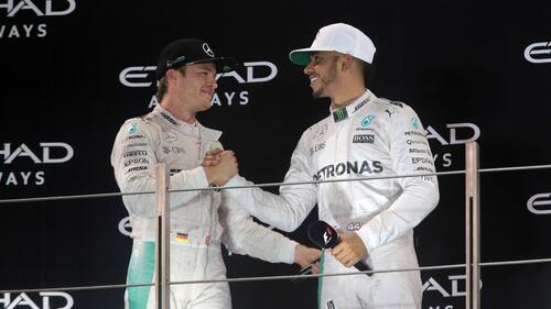 Nico Rosberg (l.) und Lewis Hamilton fuhren einst gemeinsam für Mercedes in der Formel 1