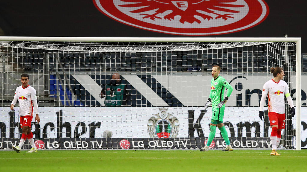RB Leipzig musste sich mit einem Remis gegen Eintracht Frankfurt zufrieden geben