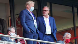 Oliver Kahn (l.) folgt beim FC Bayern auf Karl-Heinz Rummenigge (r.)