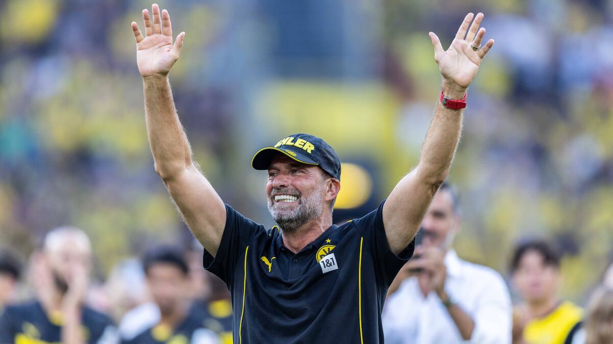 Jürgen Klopp tận hưởng khoảng thời gian ở sân vận động BVB