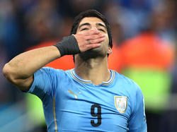 Suárez volvió a reencontrarse con el gol vestido de celeste. (Foto: Getty)