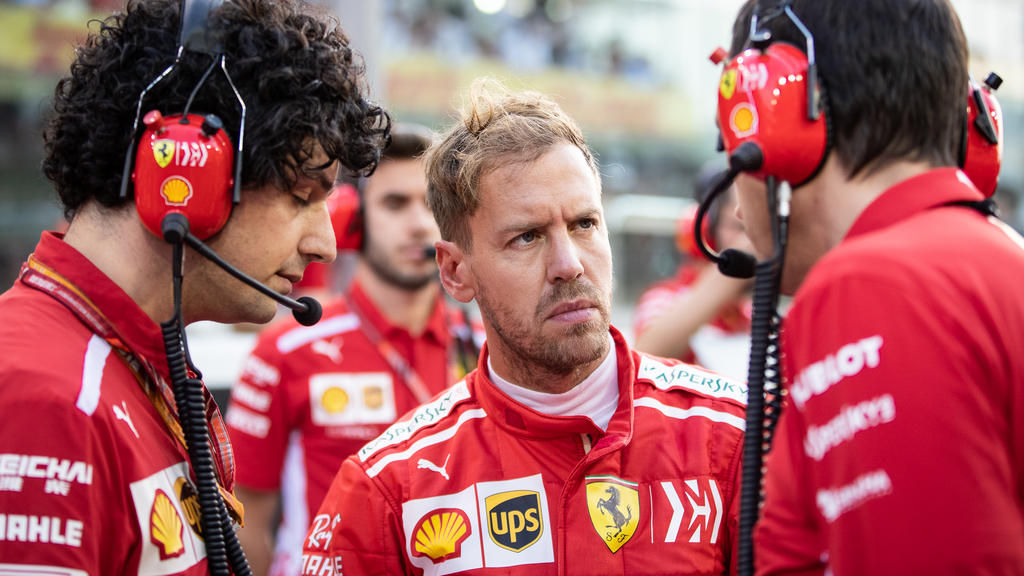 Sebastian Vettel schickt sich erneut an, mit Ferrari den Titel zu holen Sebastian Vettel schickt sich erneut an, mit Ferrari den Titel zu holen