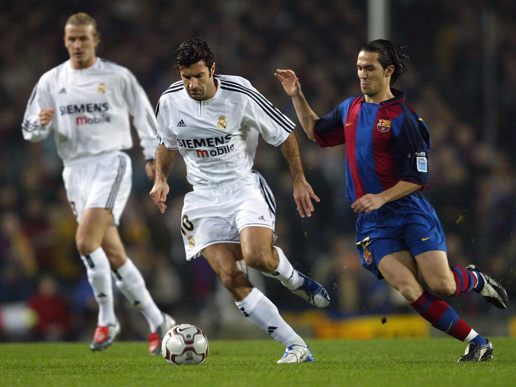 Luis Figo cambió el Barcelona por el Real Madrid en verano 2000. (Foto. Getty)