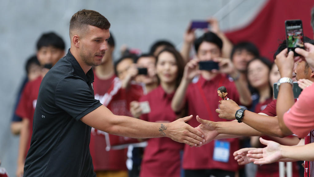 Lukas Podolski spielt in Japan für Vissel Kobe