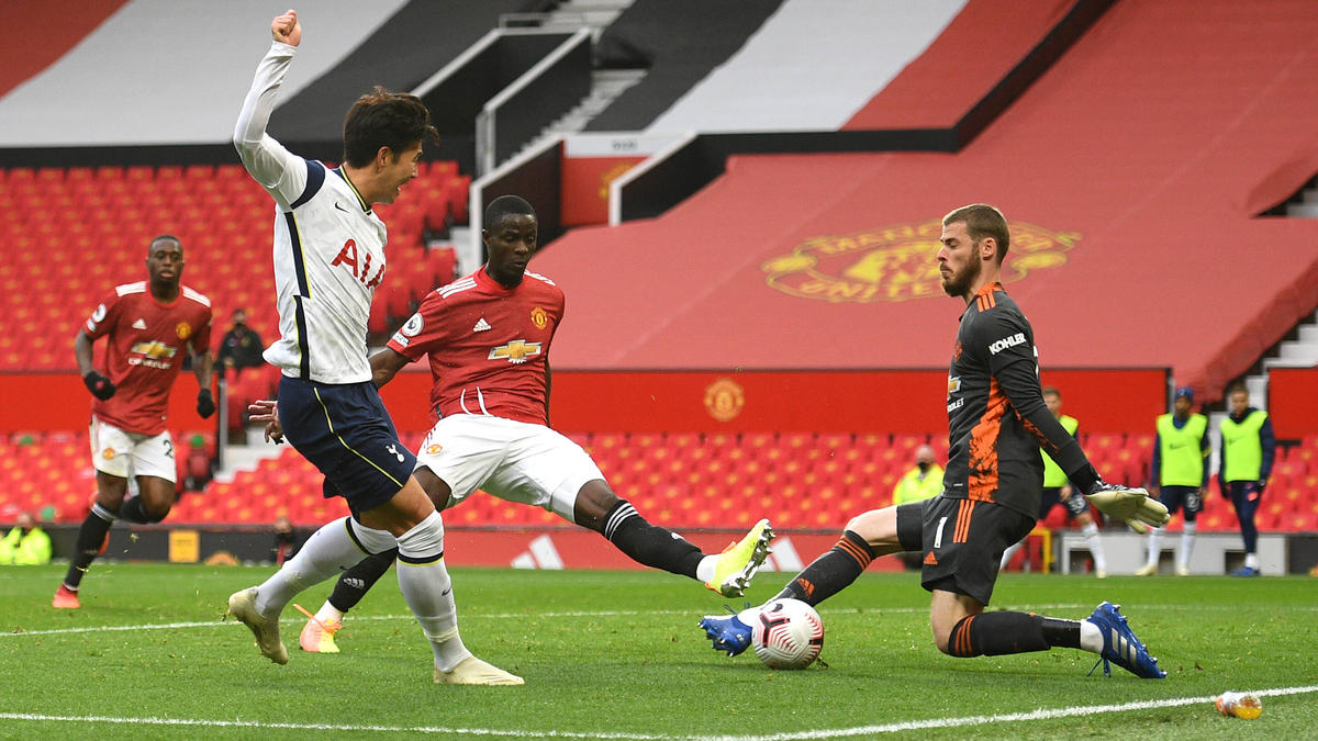 Heung-min Son (l.) überragte gegen Manchester United Heung-min Son (l.) überragte gegen Manchester United