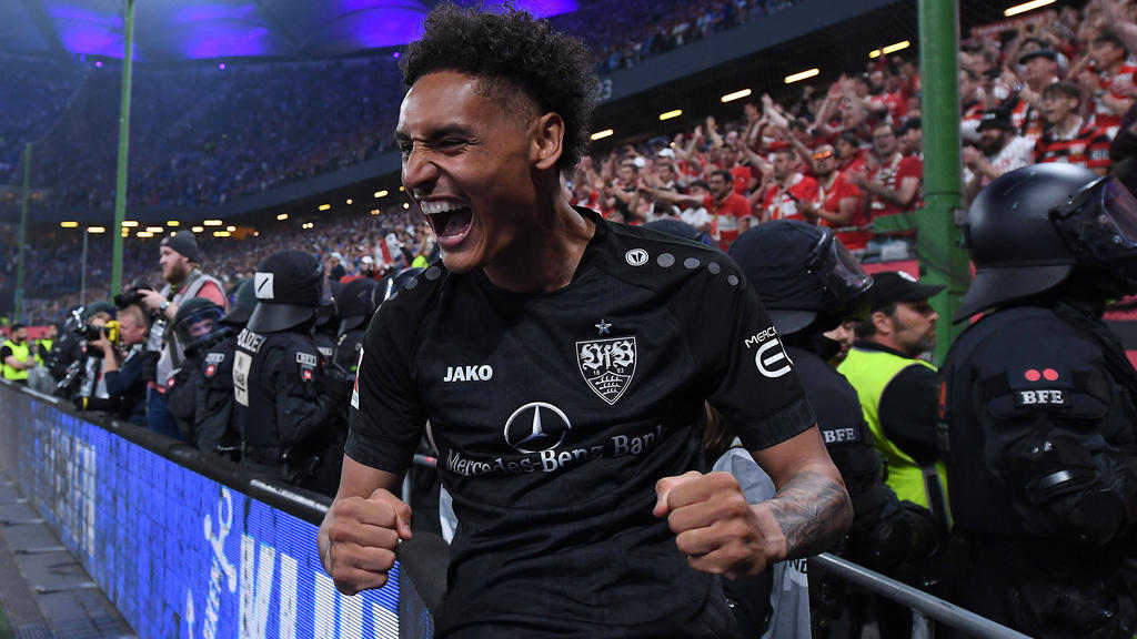 Enzo Millot trat in der Relegation zweimal für den VfB Stuttgart Enzo Millot trat in der Relegation zweimal für den VfB Stuttgart
