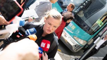 Auch DFB-Stürmerin Alexandra Popp sucht noch nach Antworten nach dem WM-Aus