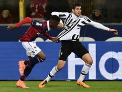 Alvaro Morata und Juventus wurden von Bologna ausgebremst