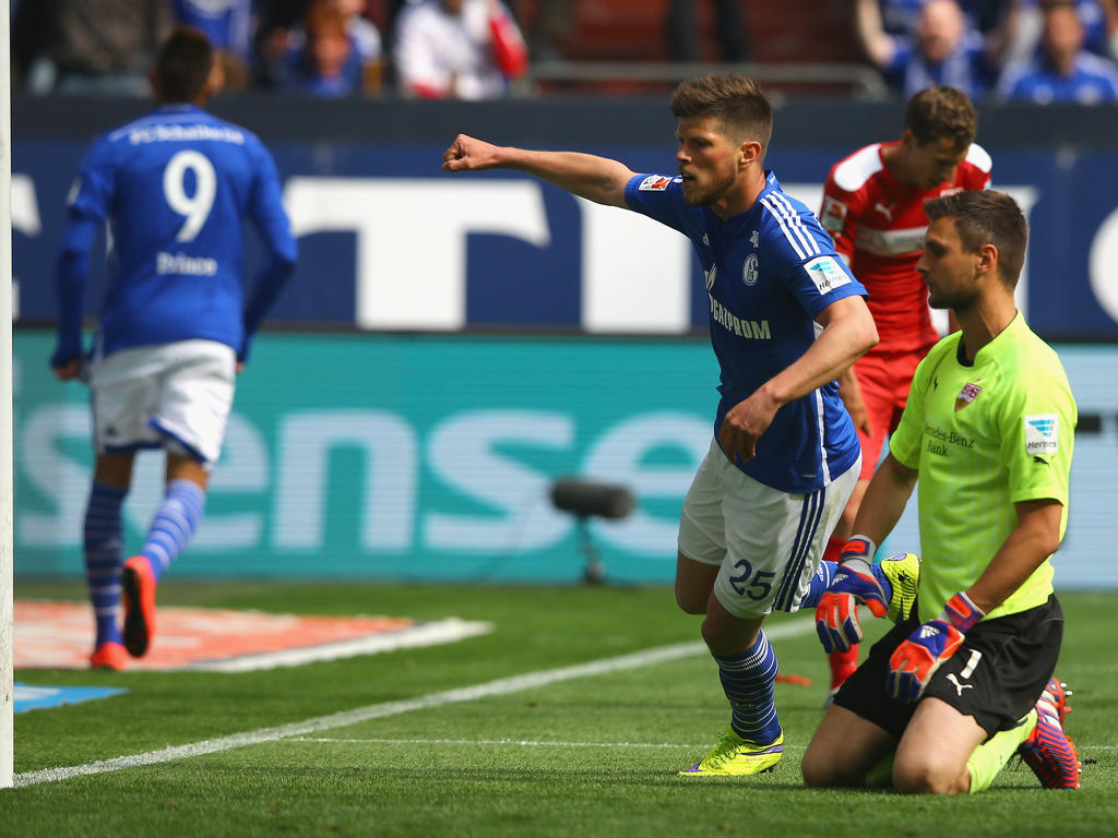 Schalkes Klaas Jan Huntelaar schnürte einen Doppelpack