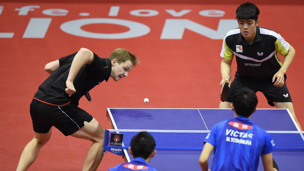 Benedikt Duda und Dang Qiu hatten im Finale keine Chance Benedikt Duda und Dang Qiu hatten im Finale keine Chance