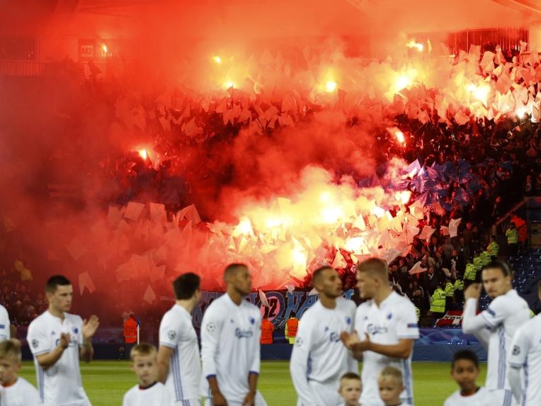 Das Stadion brannte vor dem Abpfiff in Kopenhagen