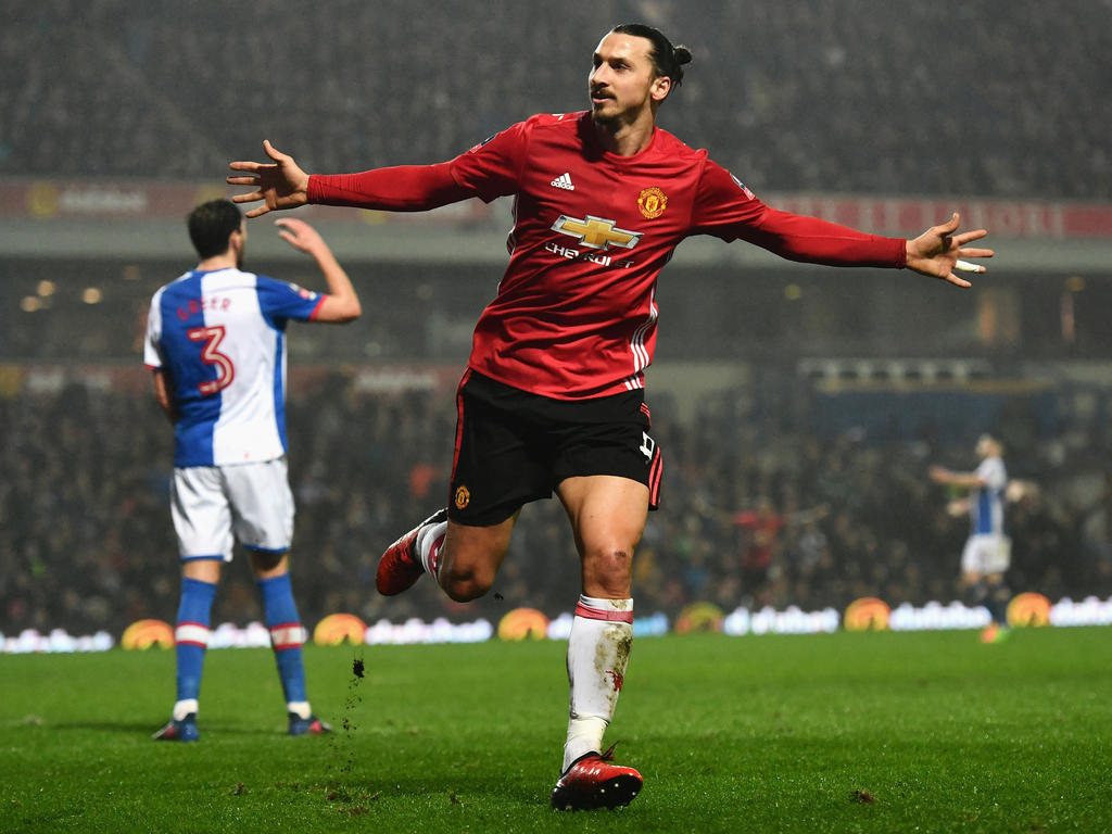 Zlatan Ibrahimović schoss Manchester United ins Viertelfinale des FA Cups