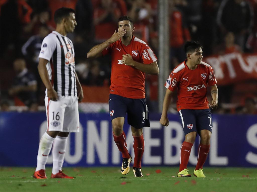 Gigliotti brilló con un doblete en la Copa Sudamericana. (Foto: Imago)