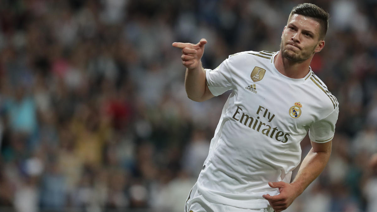 Luka Jovic wartet noch auf seinen ersten Treffer für Real Madrid Luka Jovic wartet noch auf seinen ersten Treffer für Real Madrid