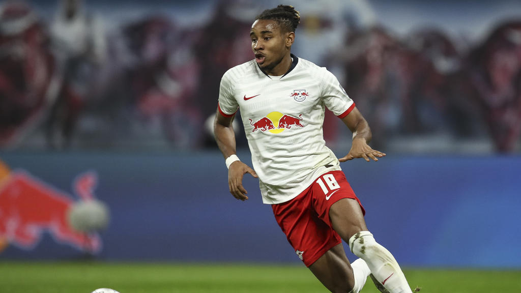 Christopher Nkunku dreht nach seinem Wechsel von PSG zu RB Leipzig auf