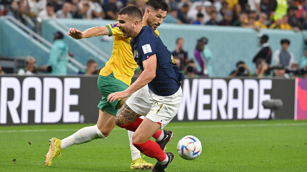 Lucas Hernández verletzte sich schon in der Anfangsphase gegen Australien