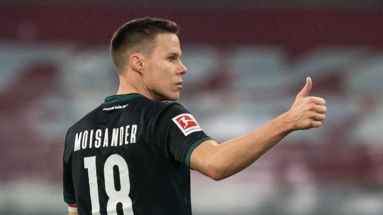 Glaubt an den Verbleib von Bremen in der Bundesliga: Werder-Kapitän Niklas Moisander