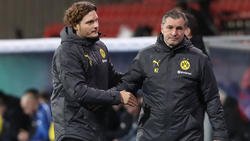Michael Zorc (r.) zeigte sich nach der nächsten BVB-Pleite bitter enttäuscht