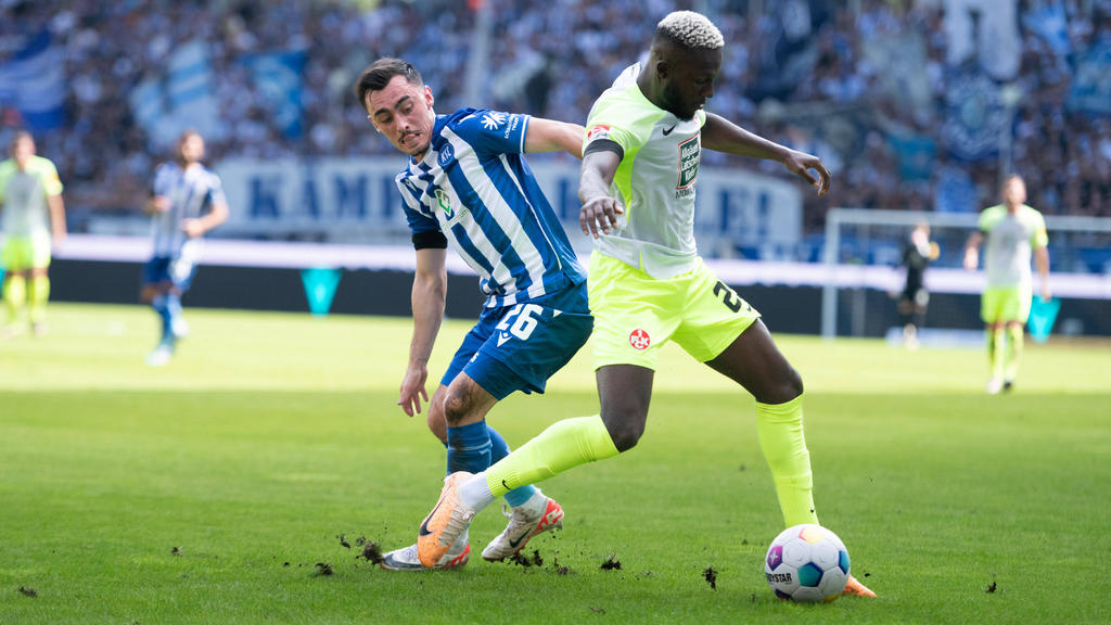 Keinen Sieger gab es zwischen dem KSC und dem 1. FCK Keinen Sieger gab es zwischen dem KSC und dem 1. FCK