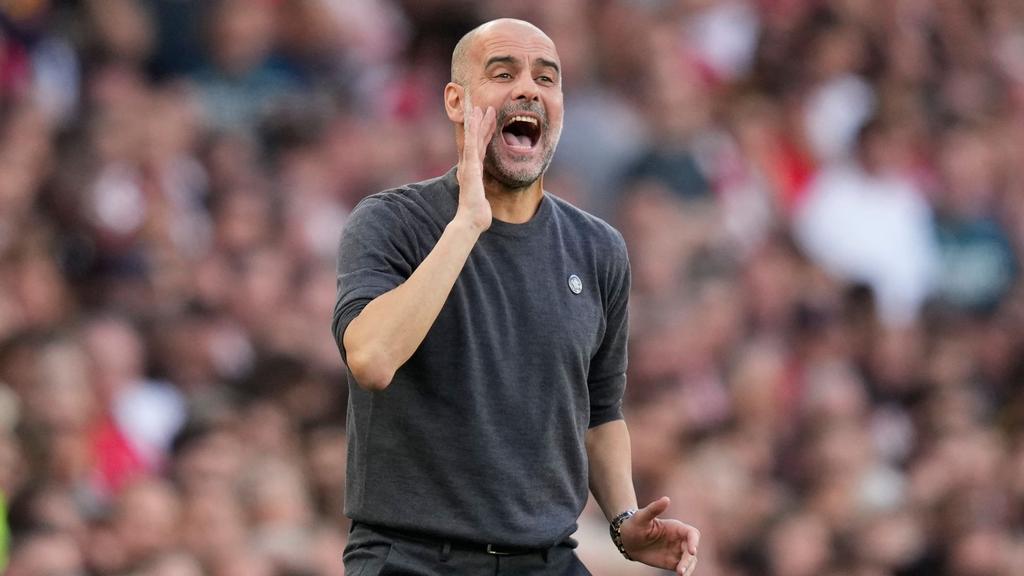 Manchester Citys Trainer Pep Guardiola wollte zu dem Streit nichts sagen Manchester Citys Trainer Pep Guardiola wollte zu dem Streit nichts sagen