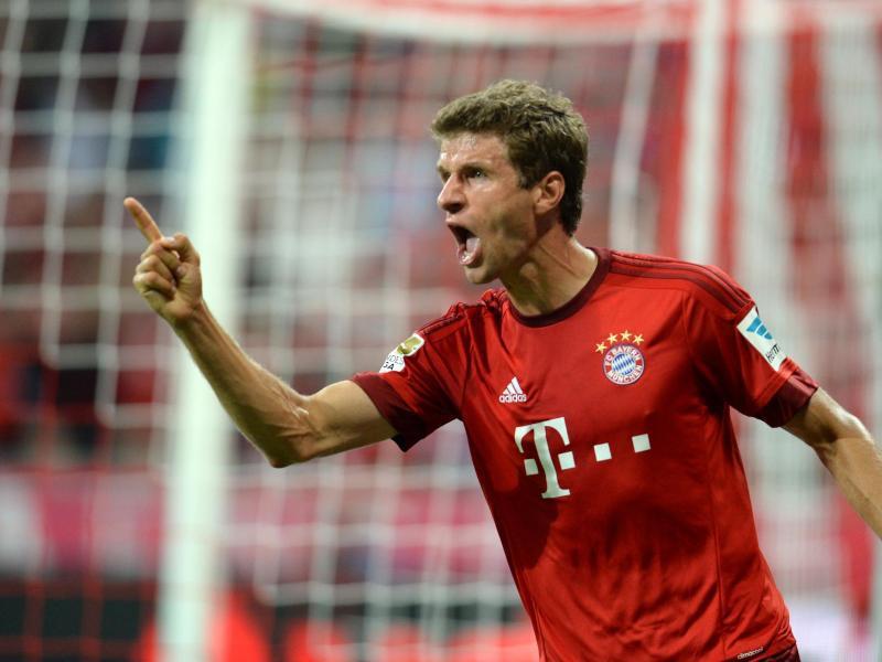 Thomas Müller würde sich gerne selber beim Fußballspielen zuschauen. Foto: Sven Hoppe Thomas Müller würde sich gerne selber beim Fußballspielen zuschauen. Foto: Sven Hoppe