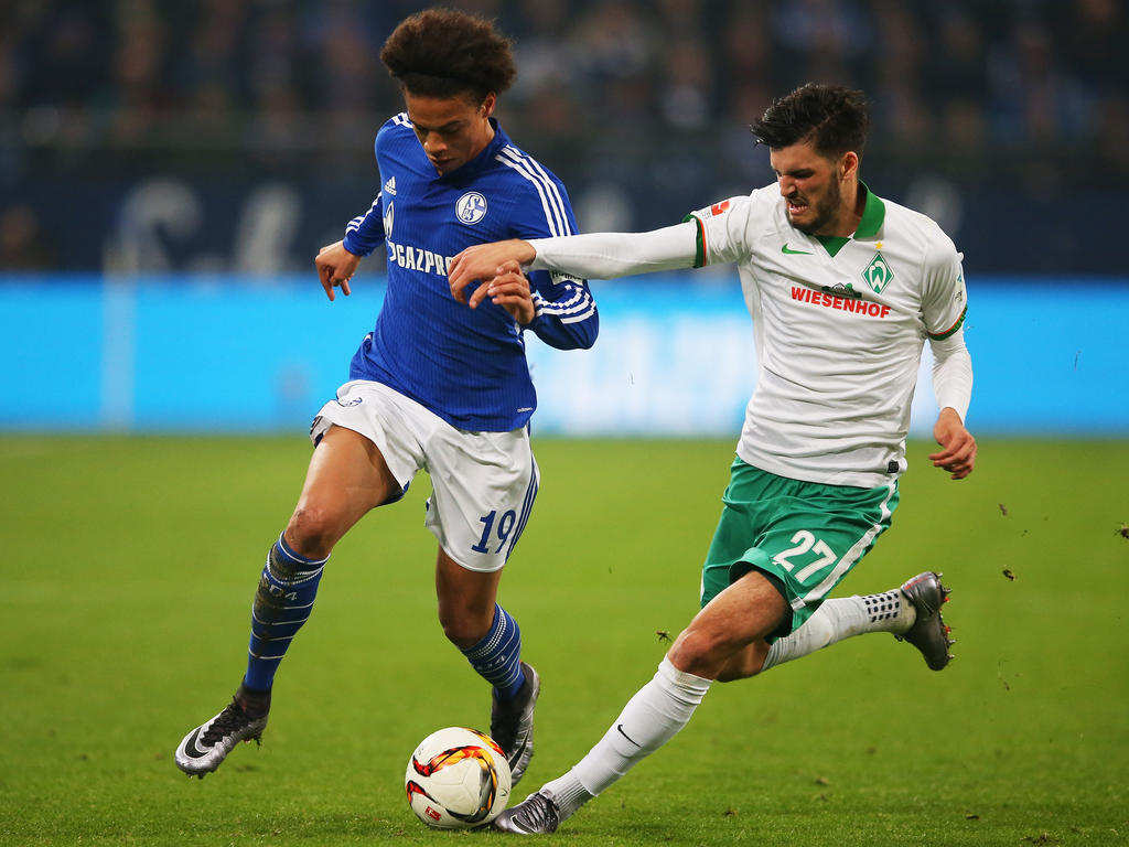 Schalkes Leroy Sané (l.) wird zum Gesprächsthema bei RB Leipzig