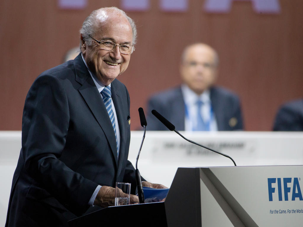 Hatte gut Lachen: FIFA-Präsident Sepp Blatter