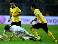 İlkay Gündoğan (l.) und Mats Hummels verlassen den BVB