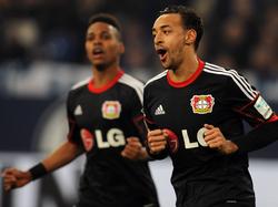 Wendell (l.) und Bellarabi jubeln weiter gemeinsam für Leverkusen