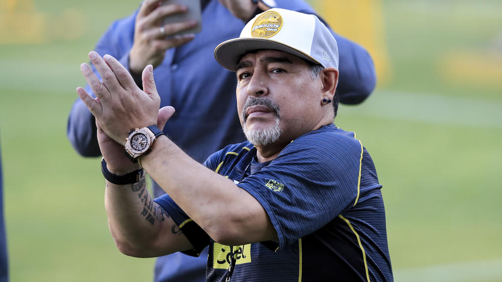 Maradona entrena a los Dorados de Sinaloa desde hace poco tiempo. (Foto: Getty)