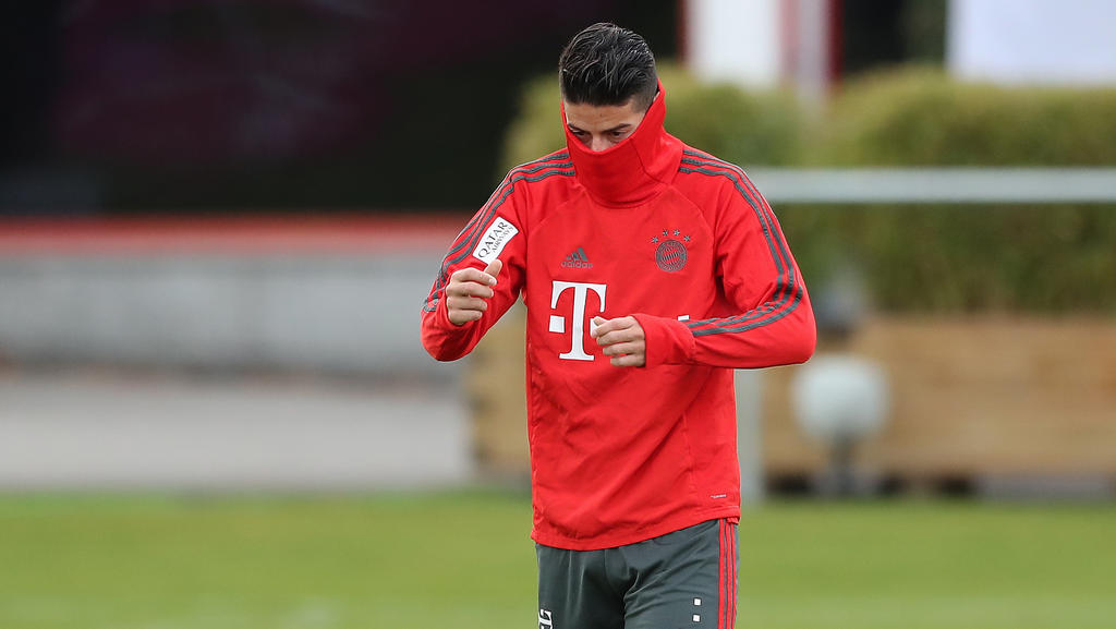 James Rodríguez steht dem FC Bayern mehrere Wochen nicht zur Verfügung