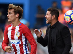 Antoine Griezmann spielt noch unter Diego Simeone bei Atlético Madrid