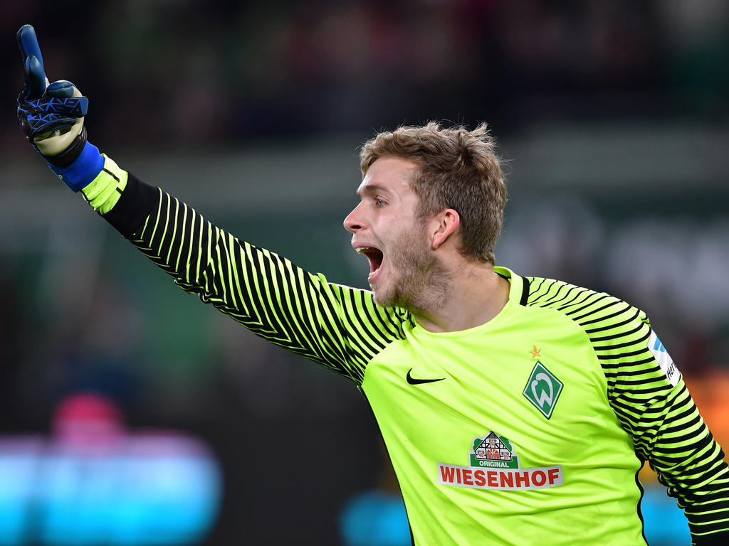 Rettete den Bremern zuletzt mit starken Paraden die Punkte: Felix Wiedwald