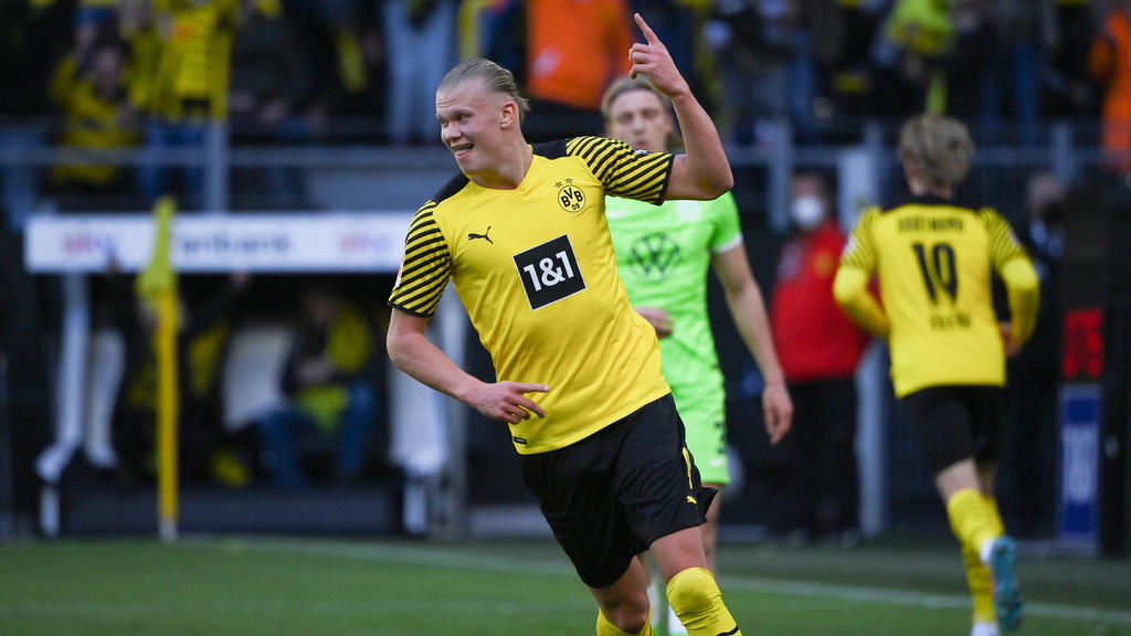 Erling Haaland tritt mit dem BVB am Samstag auf den FC Bayern