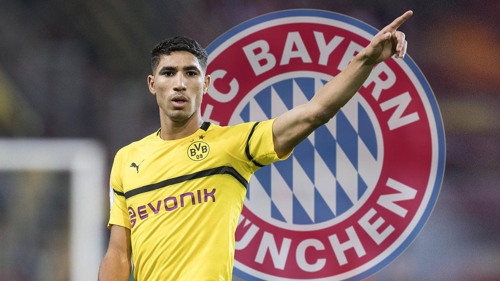 BVB-Star Achraf Hakimi steht offenbar beim FC Bayern auf dem Zettel