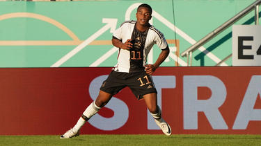 Youssoufa Moukoko traf zweimal für die deutsche U21