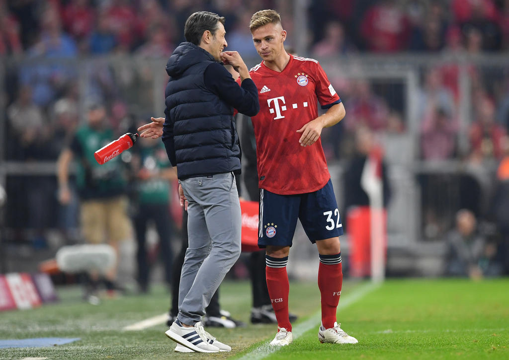 Kovac und Kimmich im Austausch