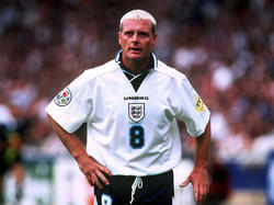 Paul Gascoigne en un partido de la Eurocopa de 1996. (Foto: Getty)