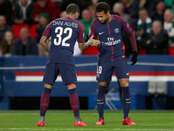 Nicht aufzuhalten: Dani Alves und Neymar spielen Celtic schwindelig