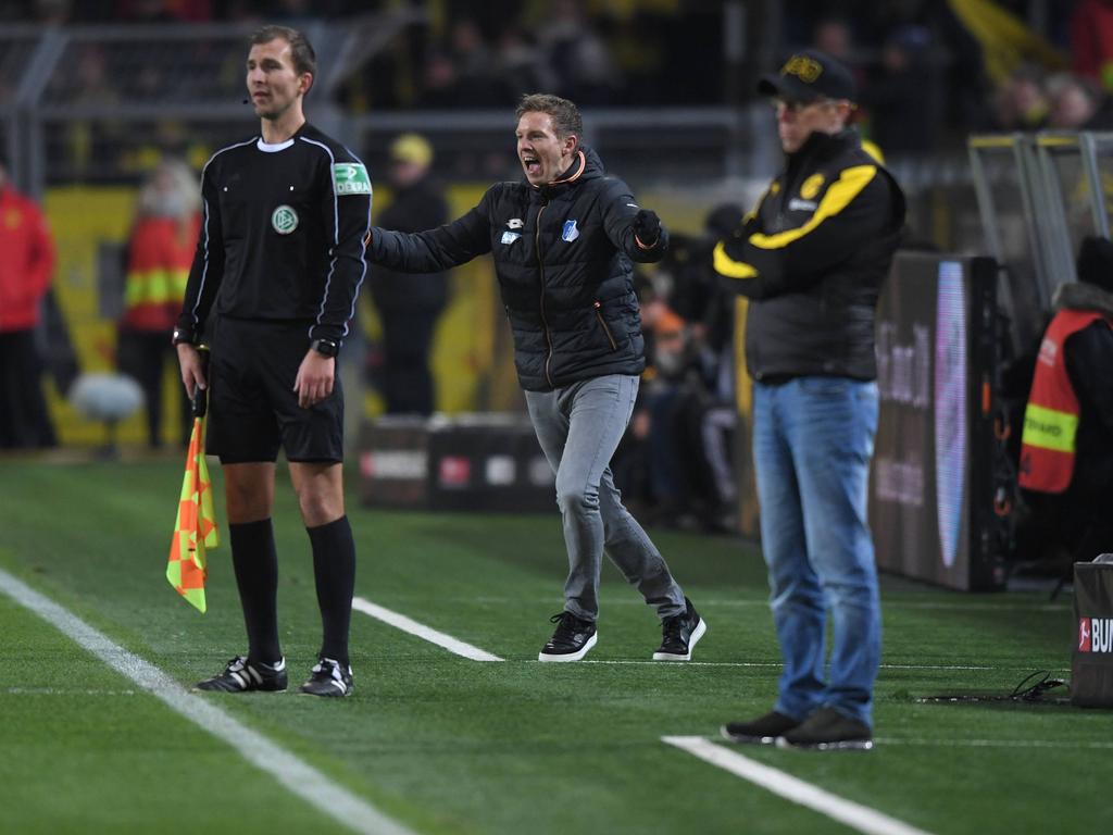 Peter Stöger und Julian Nagelsmann trafen am Samstag in Dortmund aufeinander