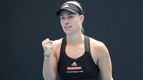 Angelique Kerber ist gut drauf