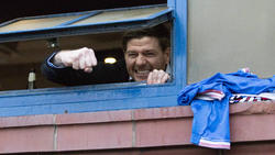 Steven Gerrard feierte den Meistertitel mit den Rangers