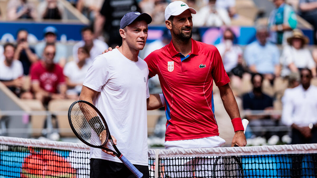 Dominik Koepfer ärgerte Novak Djokovic im ersten Satz