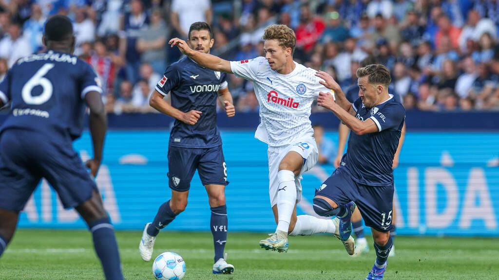 Umkämpfte Partie zwischen Bochum und Kiel