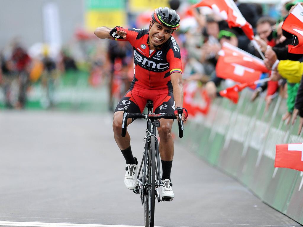 Darwin Atapuma sichert sich den Tagessieg bei der 5. Etappe der Tour de Suisse Darwin Atapuma sichert sich den Tagessieg bei der 5. Etappe der Tour de Suisse