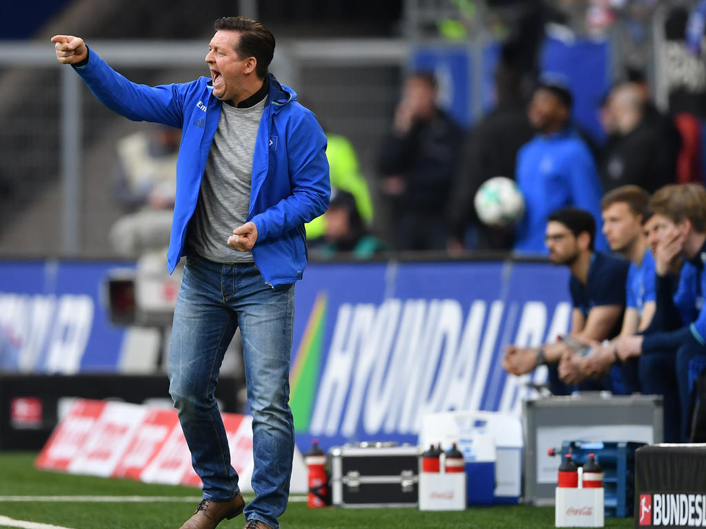 HSV-Trainer Christian Titz will an das Schalke-Spiel anknüpfen