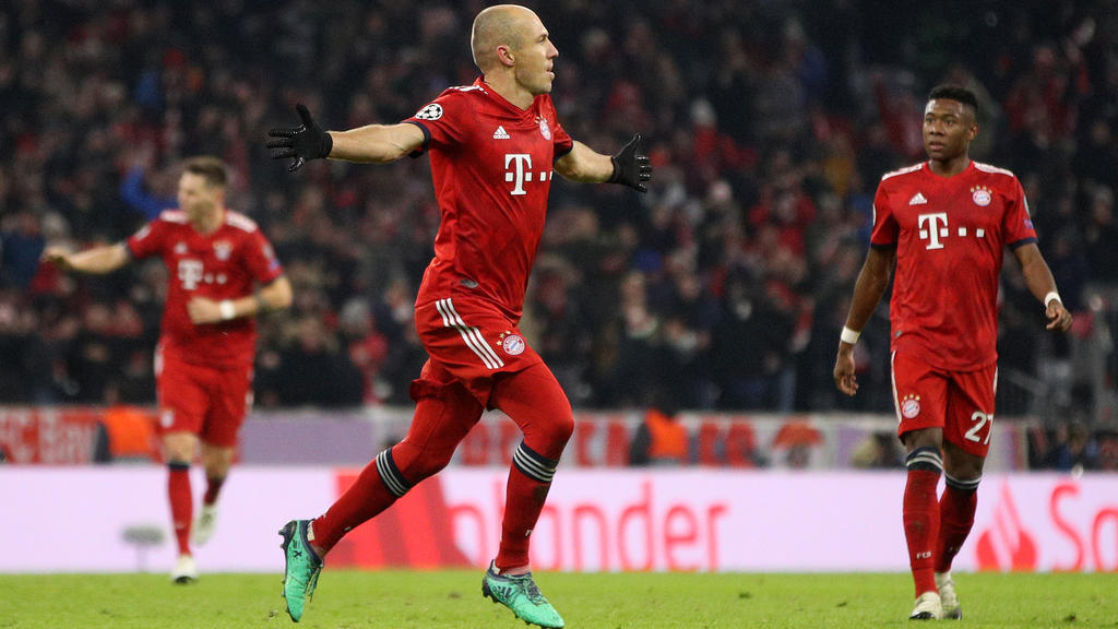 Robben celebra un tanto con el Bayern. (Foto: Getty)