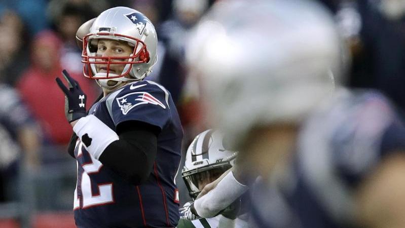 Der Star der New England Patriots: Quarterback Tom Brady Der Star der New England Patriots: Quarterback Tom Brady