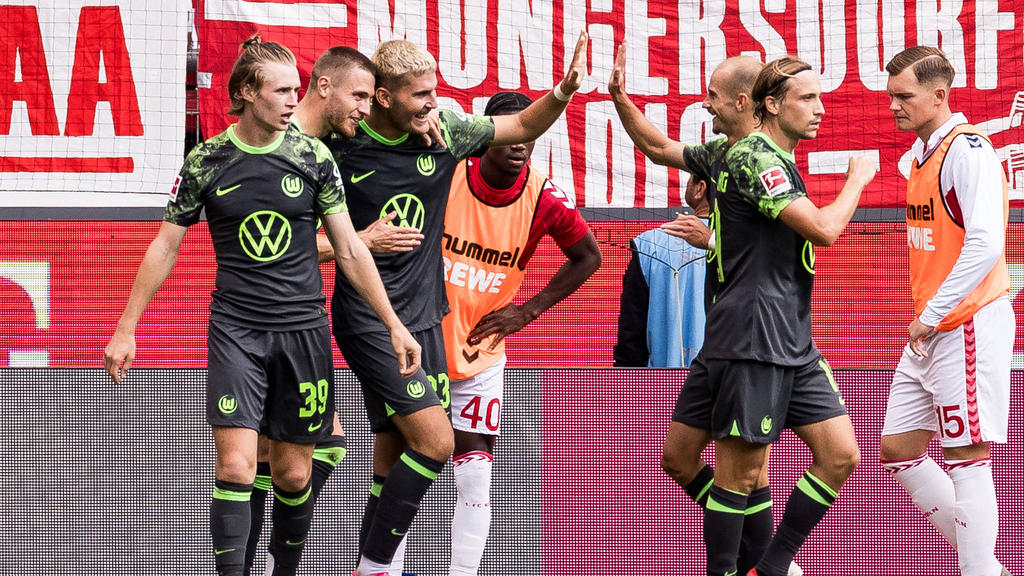 Der VfL Wolfsburg setzte sich gegen den 1. FC Köln durch