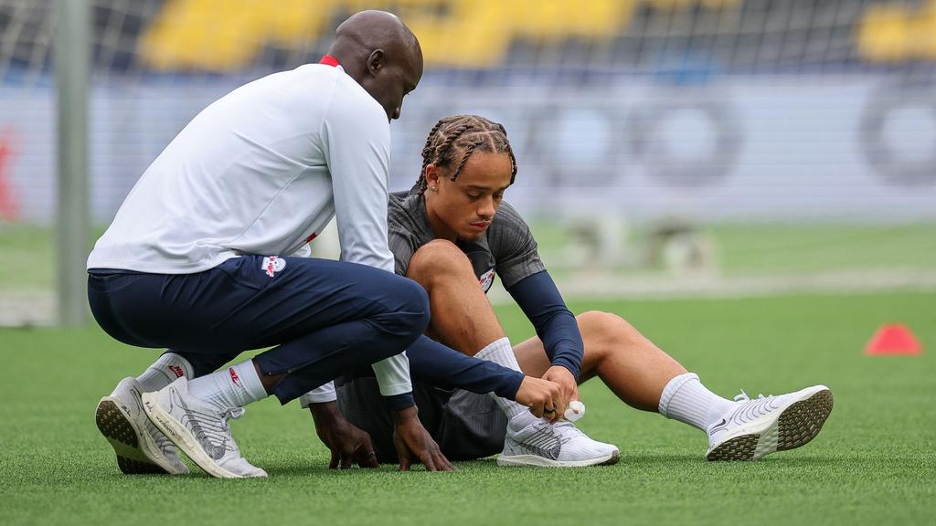 Xavi Simons von RB Leipzig hat bisher noch nie in der Champions League gespielt